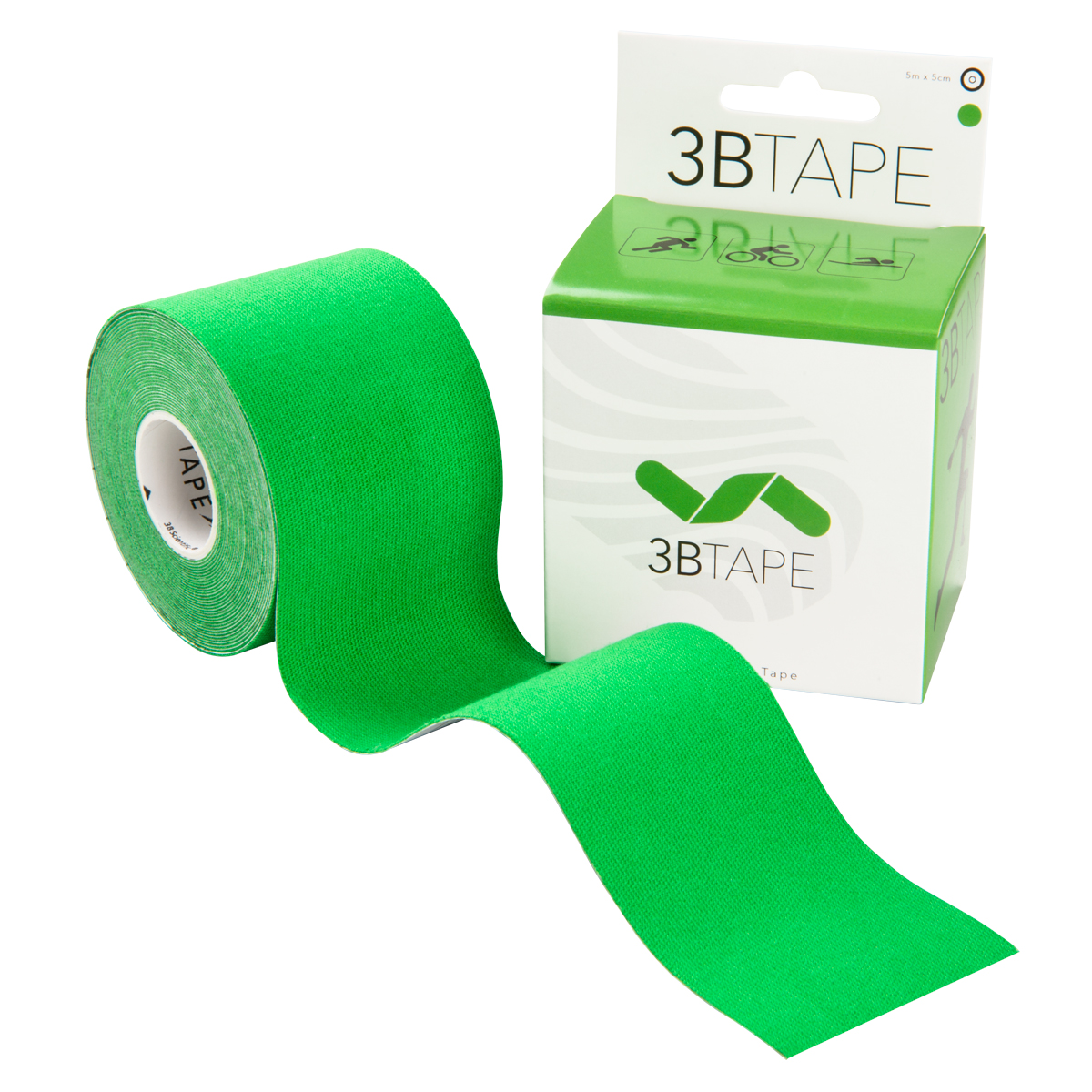 Kinesiotapes 5 cm x 5 m Rolle, grün