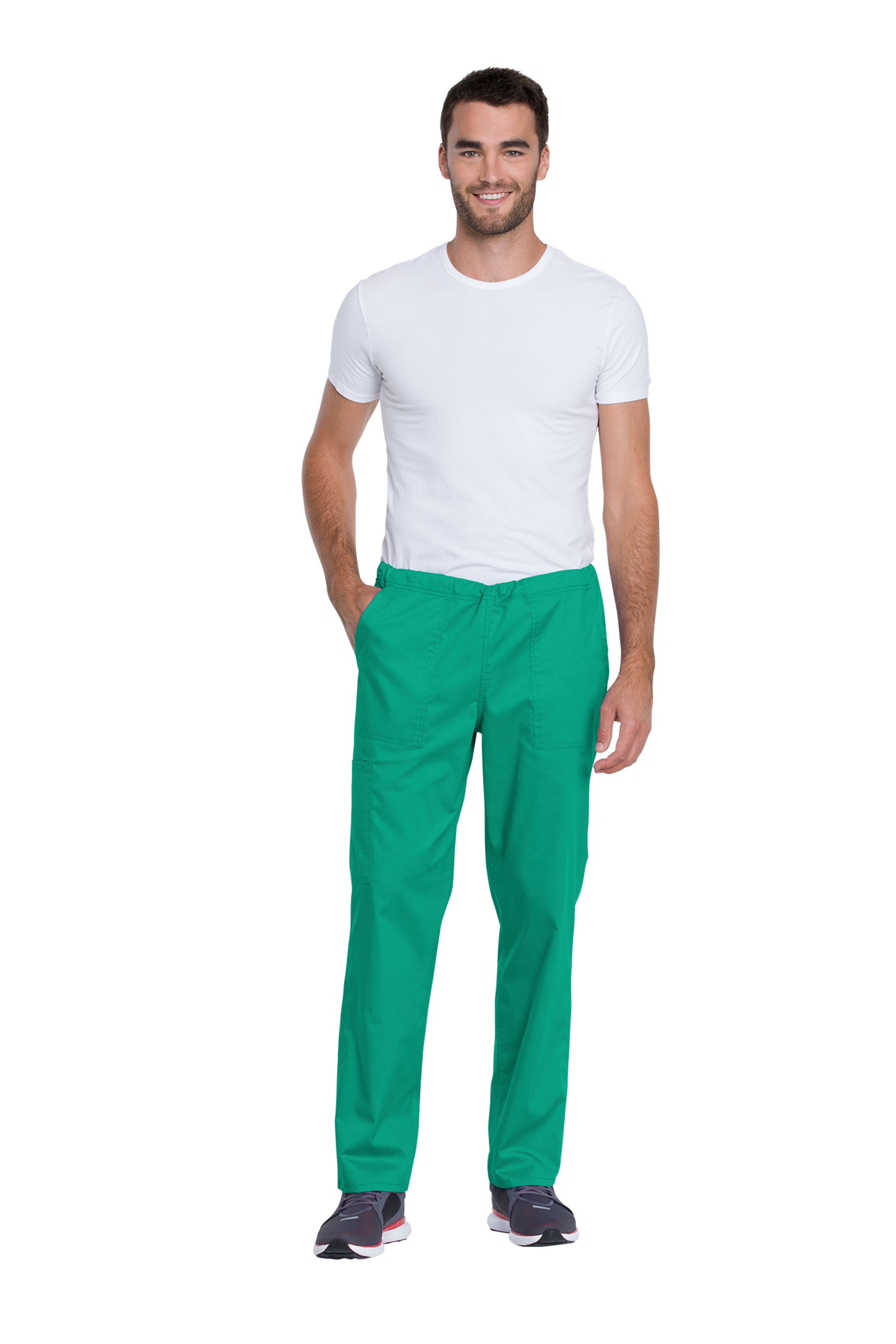 Unisex Mid Rise Straight Leg Pant