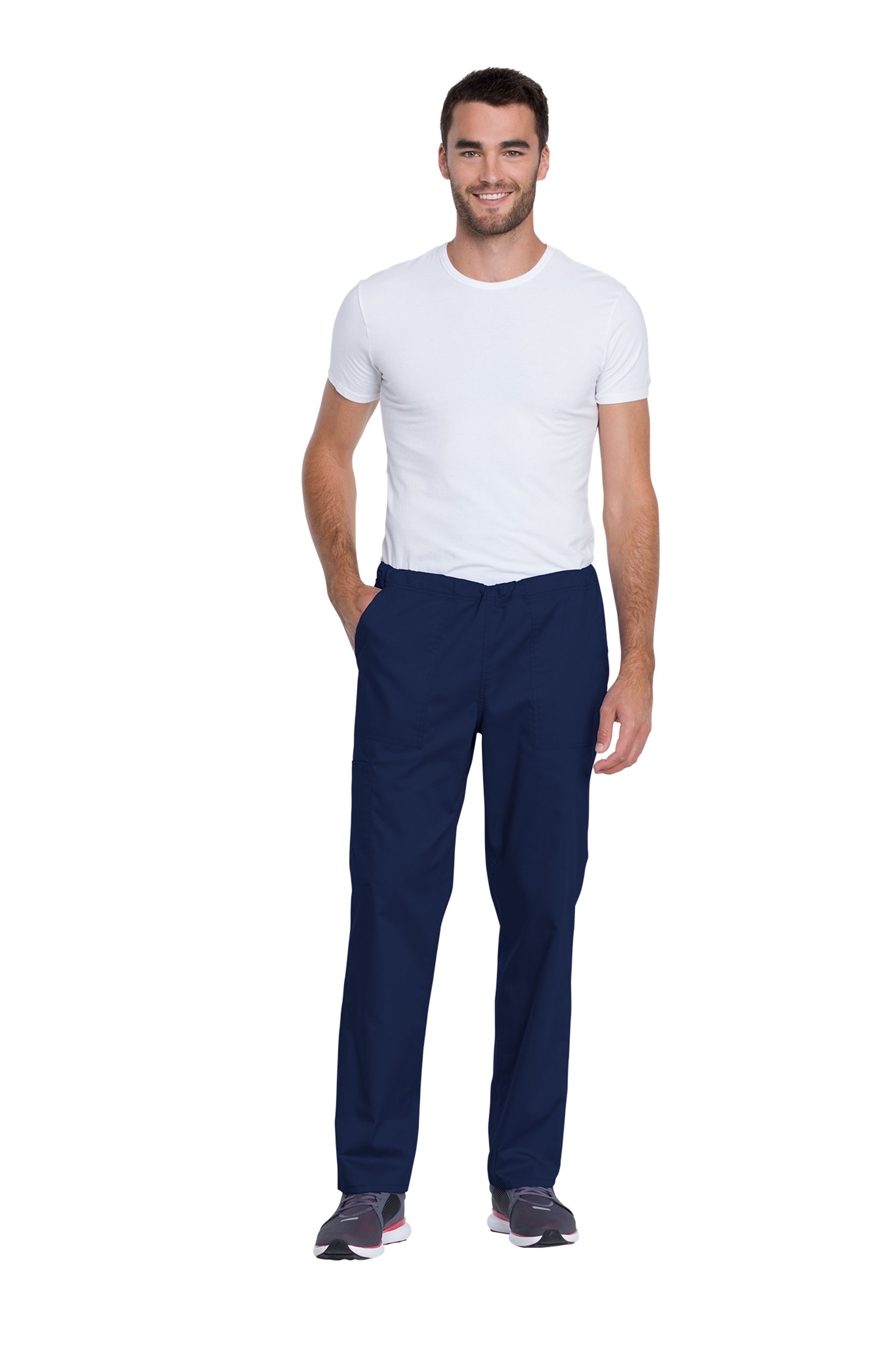 Unisex Mid Rise Straight Leg Pant
