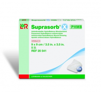 Suprasorb X+PHMB, 5 x 5 cm Hydro Balan