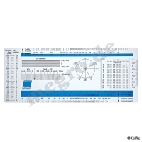 EKG-Lineal Länge: 211 mm, Breite 86 mm