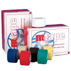M-Tape Stützverband 3.75x 10 m, weiß,
