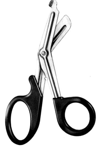 Verbandschere, universal 18 cm, schwar