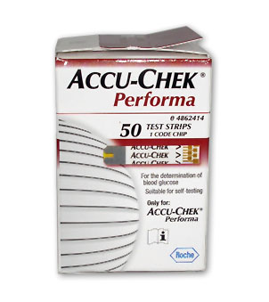 Accu Chek Performa BZ-Teststreifen