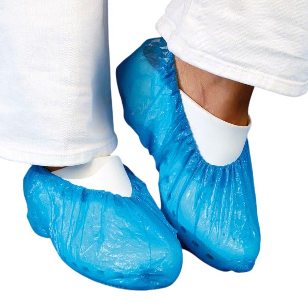 OP Überschuhe blau PVC-frei, 100 Stk./