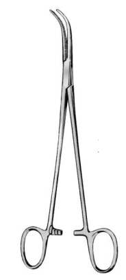 Overhold Klemme, fein, geb.,22cm