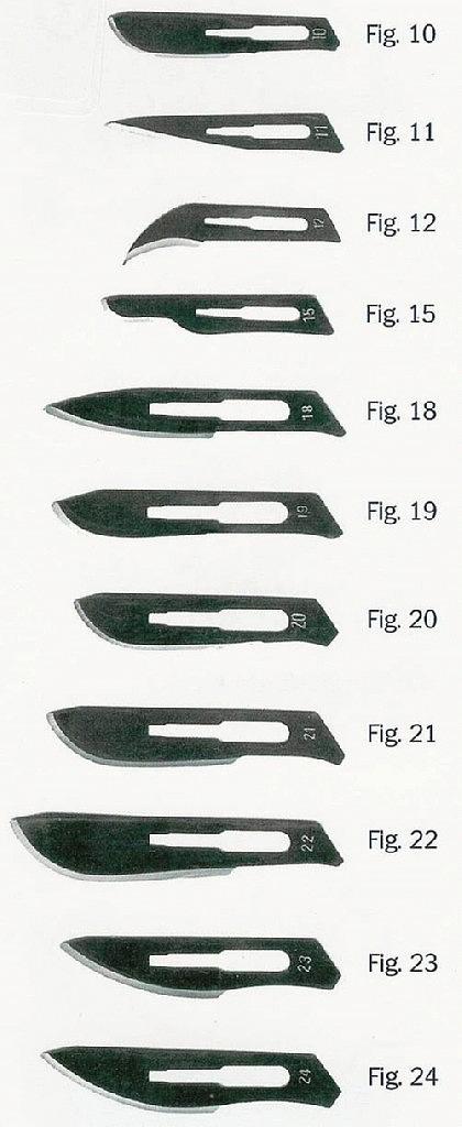 Skalpellklingen Nr.10 Swann Morton