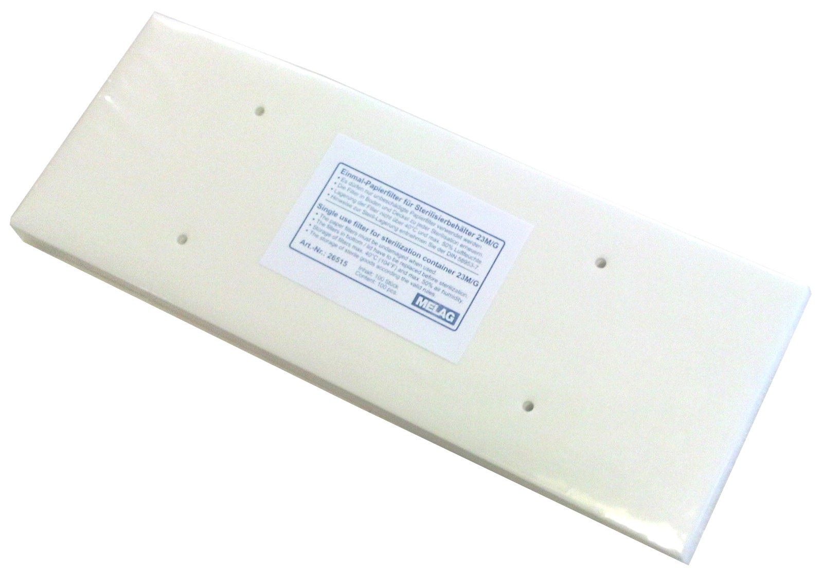 Papierfilter f. Steri-BehälterTyp 23M