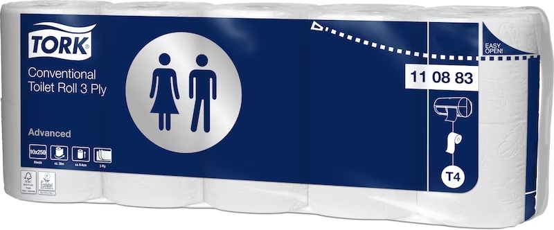 Tork Advanced WC-Papier, 3-lagig, 250B