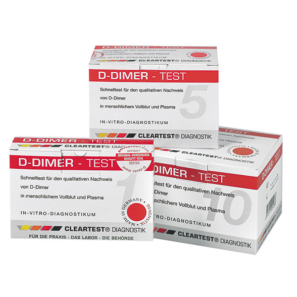 Cleartest D-Dimer Schnelltest 10