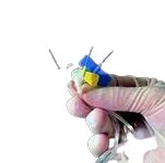 Butterfly G23 - blau   0.6 mm 19 cm