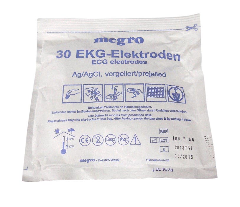 Klebe-Elektroden F-55, Ø 55 mmvorgelie