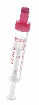 S-Monovette K3 EDTA 7,5ml rot Ø 15 x 9