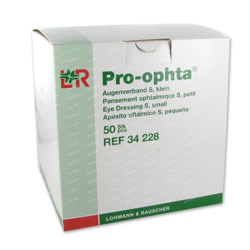 Augenverb nde Pro-ophta m. transparent