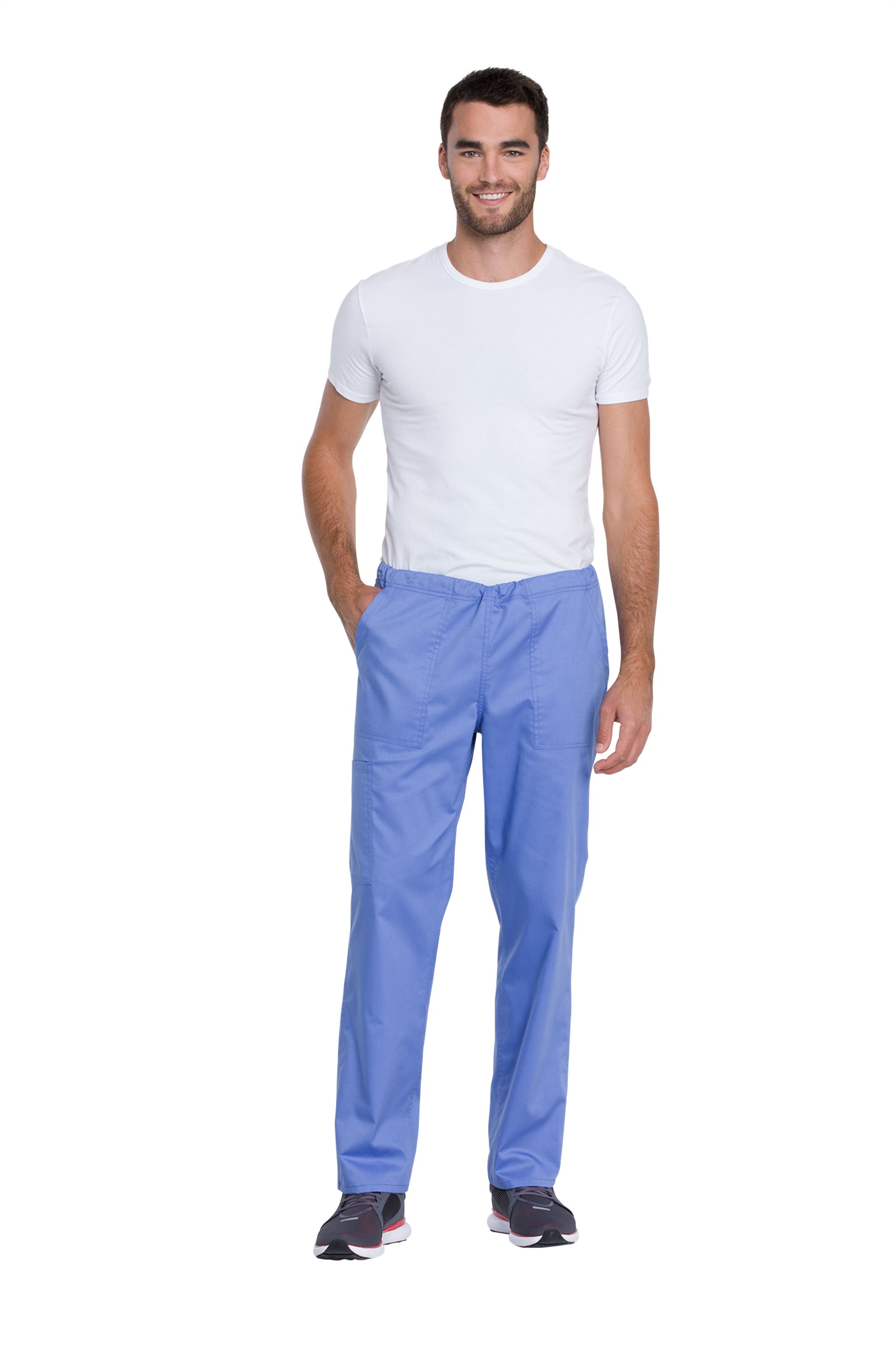 Unisex Mid Rise Straight Leg Pant