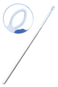 Ohrkürette Flex, weiá, EW, Tropfenform
