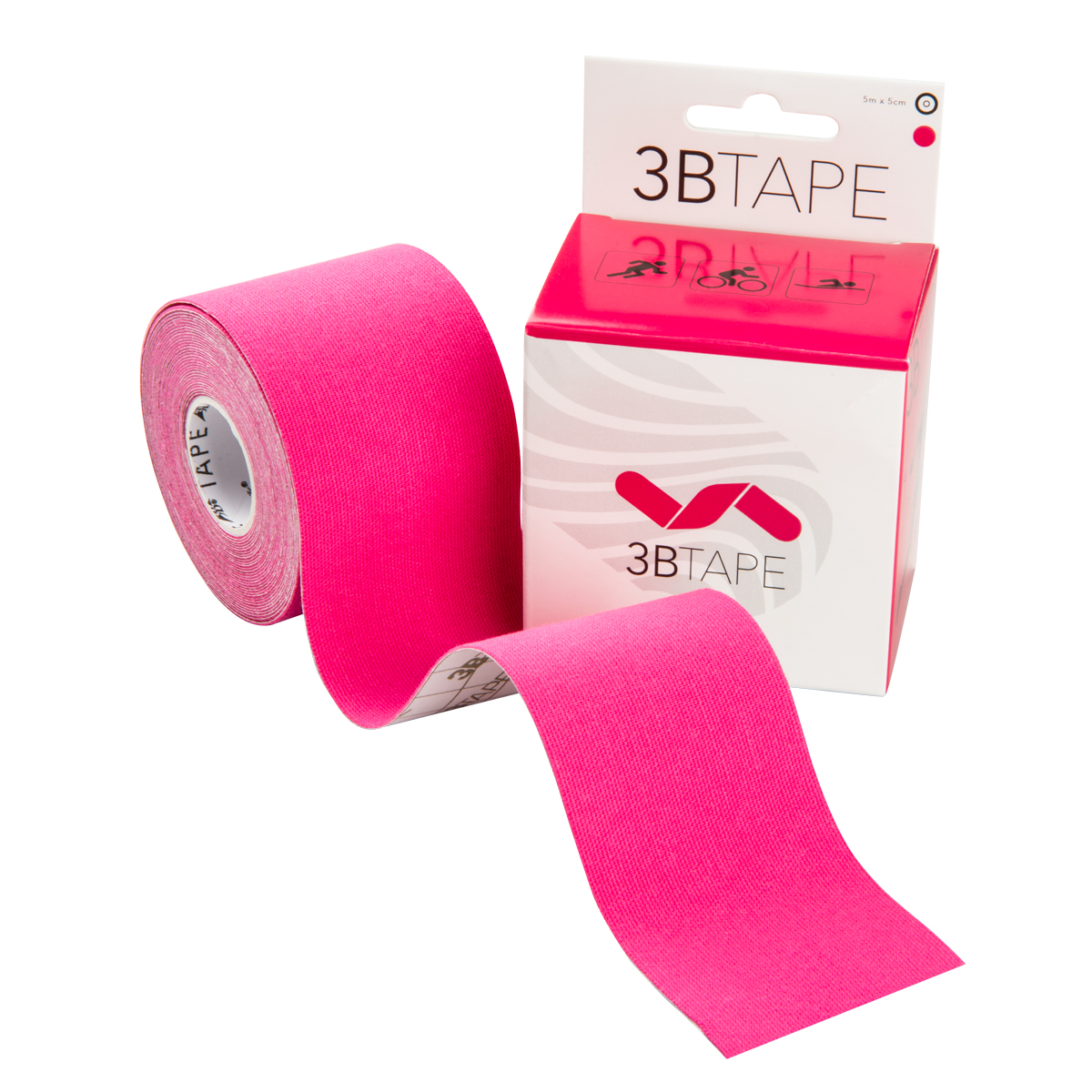 Kinesiotapes 5 cm x 5 m Rolle, pink