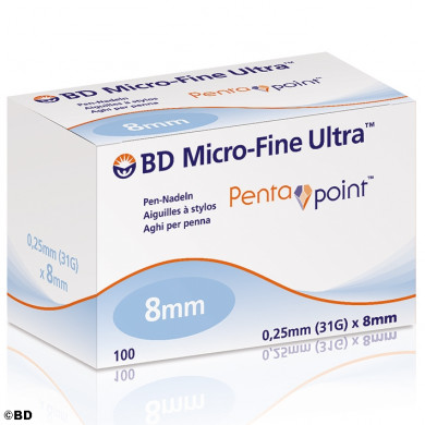 BD Micro-Fine Ultra Pen-NadelnG31, 0,2