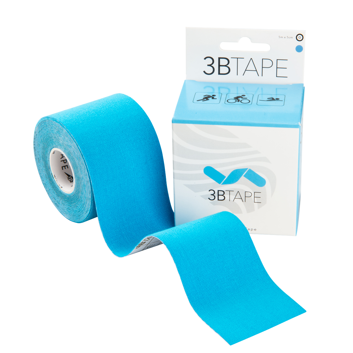 Kinesiotapes 5 cm x 5 m Rolle, blau